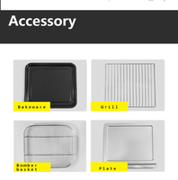 Four à convection électrique multifonctionnel de style européen 20L pour la cuisson