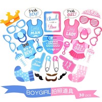 Décorations de fête de révélation du sexe, bannière garçon ou fille, ballons, accessoires de photomaton pour baby shower, toile de fond, guirlandes, kit de fournitures