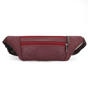 Sac <span class=keywords><strong>banane</strong></span> en <span class=keywords><strong>cuir</strong></span> Pu pour femme, sac de poitrine à la mode, accessoire unisexe, nouvelle collection 2021 - Product Image 2