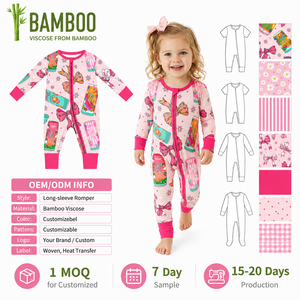 Roupas de Bebê em Bambu, Macacões para Recém-Nascidos, Conjuntos de Roupas para Crianças, Pijamas de Bambu - Product Image 5