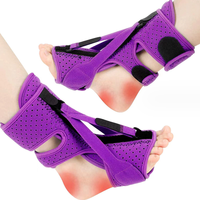Chaussures orthopédiques en néoprène noir pour pied tombant, respirantes, pour pied droit ou gauche, soulagement de la douleur de la fasciite plantaire, de l'arthrite/entorse, pour la marche et la convalescence après un AVC