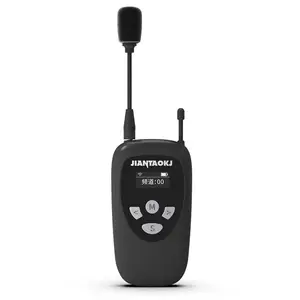 JT-301 1 Way Whisper Audio Tour Guide System Headsets Wireless Microphone Receiver And Transmitter For Meeting Factory