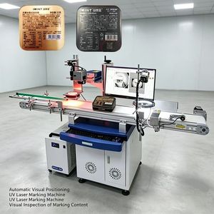 Machine de codage laser à fibre BMG refroidie par eau pour ligne d'emballage alimentaire – Nouveauté : Zéro consommables, anti-contrefaçon, codes QR/DM en temps réel - Product Image 1