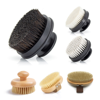 Nouveautés Conception personnalisée Poils naturels Exfoliant Peaux sèches Brosse de massage Nettoyage Brosse de bain pour le corps