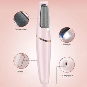 Appareil professionnel de soin des pieds double usage (sec/humide) portable rechargeable électrique anti-callosités, longue autonomie, rapide, pour usage domestique - Product Image 2