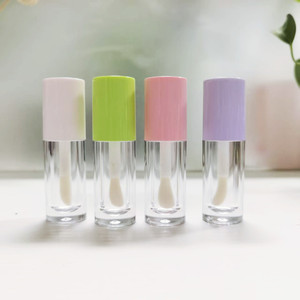 6ml Lip Gloss <span class=keywords><strong>container</strong></span> Ống bàn chải lớn rỗng trắng hồng đen tím có nắp đậy nhựa cho Lip men Lipgloss điền <span class=keywords><strong>container</strong></span> - Product Image 3