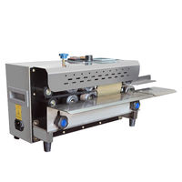 Scelleuse thermique continue électrique mini FR-545, trois couleurs, scelleuse de sacs en plastique personnalisée, machine de scellage de bande