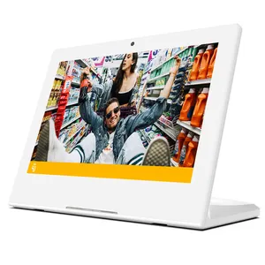 L bentuk POS Android Tablet 10.1 13.3 14.1 15.6 inci FHD IPS tampilan Led Pelanggan Umpan balik perangkat WIFI RJ45 POE Android Tablet PC