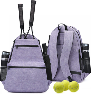 <span class=keywords><strong>Mochila</strong></span> <span class=keywords><strong>de</strong></span> tenis profesional personalizada <span class=keywords><strong>de</strong></span> gran oferta con compartimento para zapatos ventilado portátil para hombres y mujeres para Mochilas - Product Image 1