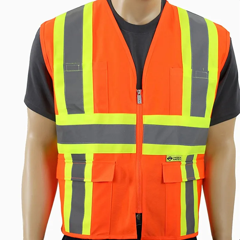 For Men Kids Children Polo Tshirt Construction Traffic Belt Set Jackets Tape High Visibility Red Security Reflective Safety Vest