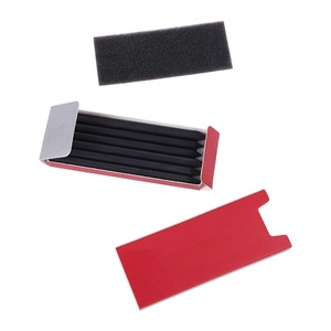 Lápiz Promocional de Madera Negra de Alta Calidad con Letras Estándar, Impresión UV, Empaque Personalizado, Regalos Corporativos de Oficina - Product Image 4
