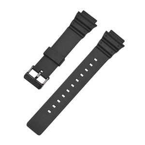 Compatible con la correa de reloj <span class=keywords><strong>Kasio</strong></span> para hombre, accesorios de reloj en blanco y negro brillante que sobresalen 18mm - Product Image 5