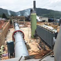 Nouveau système de four rotatif Honeke 3x60m avec refroidisseur, préchauffeur, construction contrôlée par PLC, moteur à engrenages, roulement à longue durée de vie, 95500W