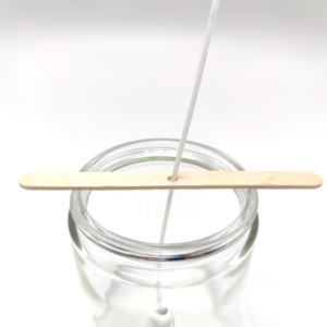 Juego de Mechas de Algodón Recubiertas de Cera Blanca de 20 cm |   Paquetes de 100 Piezas (Bases Metálicas de 1.5 cm) - Product Image 6