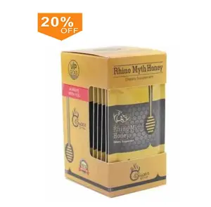 USA Lager!!! Farbdruck Verpackung Display Boxen Rhino Mythos Bienenhonig Golden Wonderful Honey