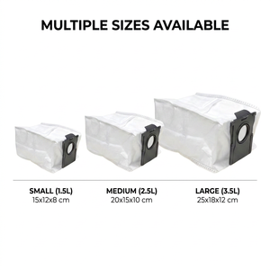 Sac à poussière réutilisable non tissé OEM d'usine compatible avec l'aspirateur robot Dreame X30 X40 L20 Ultra, remplacement conçu sur mesure - Product Image 1