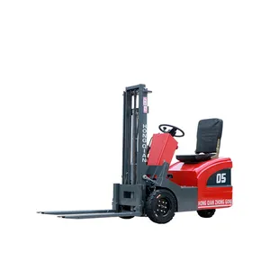Mini Electric Forklift 1-ton 3 Wheeled 3 Fulcrum Elevator New Energy Warehouse Loading And Unloading Truck