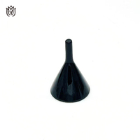 Testeur de parfum et d'huiles essentielles en céramique blanche et noire en forme de cloche, flacon entonnoir pour affichage olfactif
