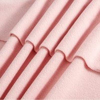Tissu en microfleece 100% polyester 300GSM, brossé double face, anti-boulochage double face, pour vêtements