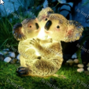 Lámpara LED con Forma de Koala Madre e Hijo, 12W, IP65, de Resina de Fibra de Vidrio, para Decoración de Jardín y Parque al Aire Libre - Product Image 6