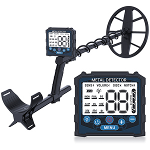 Detector de Metales GT888 con Bobina de Búsqueda de 30cm, Pantalla LCD, Resistente al Agua, Tipo C, para Adultos, Plástico Negro, Uso Industrial - Product Image 2
