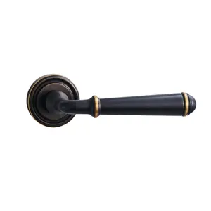 New Arrival Door Handle Model Dummy Lock Passage Door Bar Solid Brass Polished Brass Door Levers Handle