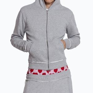 Sweat à capuche zippé pour homme, coupe slim, en molleton de coton, uni, à bords bruts, style streetwear, personnalisable - Product Image 5