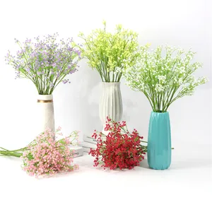 Artificial Gypsophila Flowers Bouquets Real Touch Baby Breath Flowers For Wedding Party Decoration DIY Home Decor