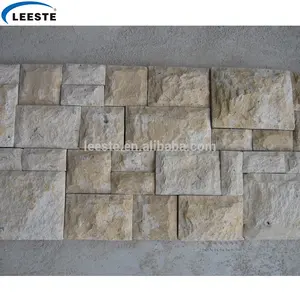 Chine Pas Cher pierre de Chaux Beige Prix jaune Revêtement Mural Calcaire - Product Image 1