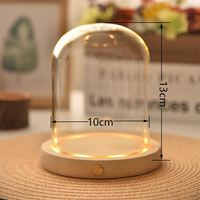 Cúpula de Vidrio de Borosilicato para Figuras de la Liga Juvenil Times, Cubierta Antipolvo para Muñecas TNT, Diseño Moderno Minimalista, Exhibición Transparente