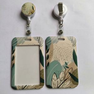 Custom Portable Outdoor Retractable Badge Reel <b>Metal</b> Clip-Colorful ABS <b>Material</b> Silk Screen Printed Promotional Gift for Hiking - Product Image 4