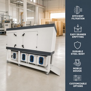 ระบบดูดฝุ่นไม้แบบเคลื่อนที่สองขั้นตอน ยี่ห้อ Factory Direct Woodworking Pulse Jet พร้อมล้อเลื่อน - Product Image 6