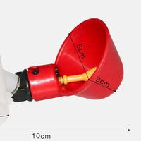 Nouveaux abreuvoirs pour poulets, élevage avicole, acier inoxydable, plastique ABS, abreuvoir automatique pliable pour poulets et oiseaux, 5+