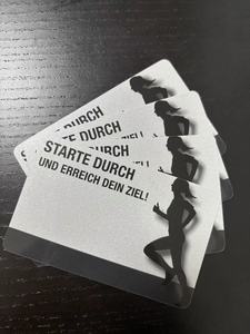 High Quality PVC CR80 Embossed <strong>Blank</strong> <strong>Business</strong> Magnetic <strong>Cards</strong> Glossy Metallic Finish Offset Printed Durable Plastic Gifts - Product Image 3