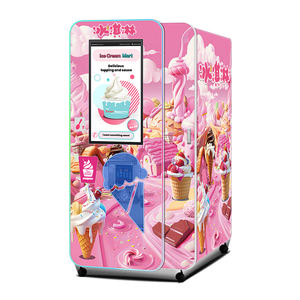 Máquina Expendedora de helados totalmente automática Máquina de helados de alimentos congelados con sabor delicioso con mermelada, nueces para pequeñas empresas - Product Image 6