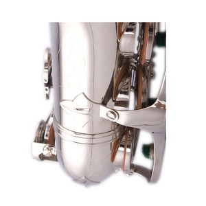 SEASOUND OEM <span class=keywords><strong>Saxophone</strong></span> soprano de haute qualité JYSS100N avec cloche courbe en nickel pas cher BB Tone - Product Image 4