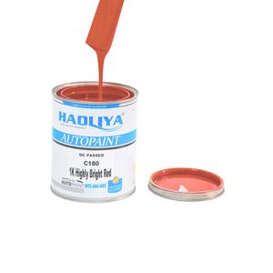 C180 1K <span class=keywords><strong>Pintura</strong></span> antioxidante roja altamente brillante Resistente a la intemperie Impermeable para <span class=keywords><strong>pintura</strong></span> industrial de camión de capa superior automotriz - Product Image 1