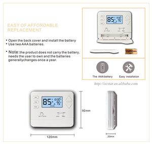 Bơm nhiệt Nhà nhiệt 24V DC/AC powered, không lập trình <span class=keywords><strong>LCD</strong></span> Điều khiển nhiệt độ stn621 - Product Image 4
