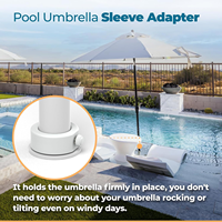 Adaptador de Bomba de Filtro para Piscina de Plástico Intex, Conector de Manguera Tipo B, Convierte Mangueras Flexibles de 1.25 y 1.5 Pulgadas, Compatible con Agua Salada