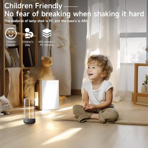 Lampe de nuit LED anti-gravité magnétique rechargeable par USB, design minimaliste, portable, tactile, décoration flottante pour la vente en gros - Product Image 6