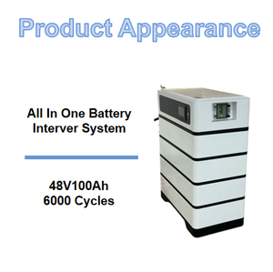 All in One Stackable 48V 5KWh 10KWh Lithium Battery Solar Home Use Hybrid Grid Connection IP65 CAN AC - Product Image 3