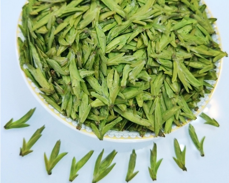 Chinese famous Premium green tea from hangzhou west lake longjing longjing tea long jing long jing green tea pure leaf