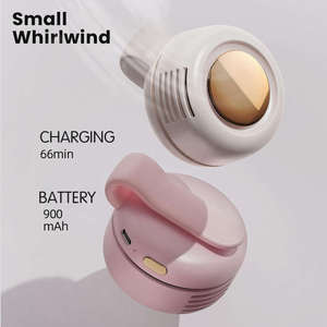 Mini USB <b>Portable</b> Fan - Cyclone Bladeless Clip-on Fan - Outdoor Waist Carry <b>air</b> <b>Cooler</b> - Low Noise Neck-mounted Travel Fan - Product Image 6