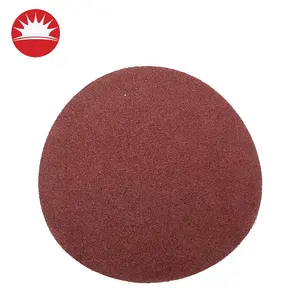 Vielseitige wasserdichte rote Aluminium-Oxid-Scheibe mit acht Löchern in runder Form aus Sandpapier