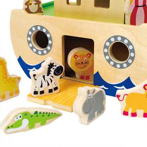 2020 Wholesale Toddler Montessori Educational Wooden Noah'<span class=keywords><strong>S</strong></span> <span class=keywords><strong>Ark</strong></span> Toy For Children Baby - Product Image 5