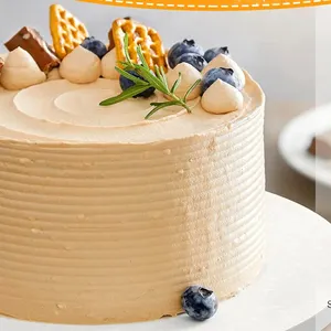 Pvc 6 inç kek panoları üzerinde mükemmel kalite kek kurulu kek kurulu yuvarlak altın