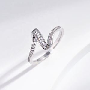 wholesale plata 925 sterling <b>silver</b> designer knuckle <b>ring</b> fashion knot hip hop women 14k gold wedding <b>adjustable</b> geometric <b>rings</b> - Product Image 4