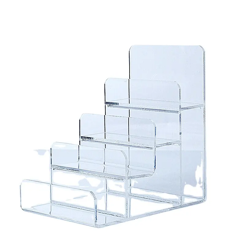 Großhandel Multifunktion ales Acryl regal Schöne transparente Geldbörse Rack Halter Clear Wallet Display Stand für Shop Home