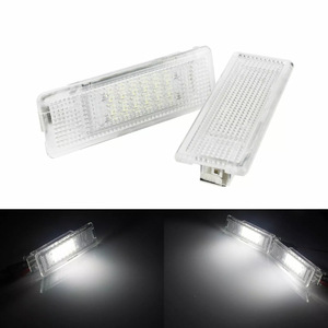 Lampes de porte LED pour Volkswagen Golf Jetta Caddy Tiguan 1KD947101, lumière blanche, coque transparente en plastique, mise à niveau et rénovation - Product Image 5
