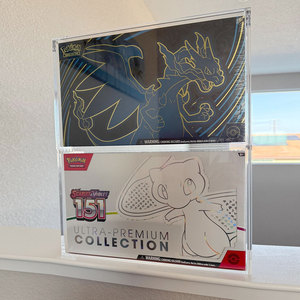 Boîte en acrylique anti-poussière pour collection ultra premium <span class=keywords><strong>Pokémon</strong></span> 151 avec résistance aux UV, boîte en acrylique UPC 151 avec couvercle magnétique N52 - Product Image 1